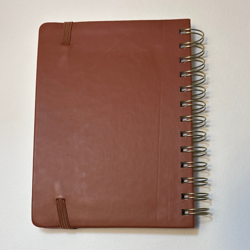 Archer & Olive Rustic Brown Journal with Elastic Closure - Picture 2 of 4